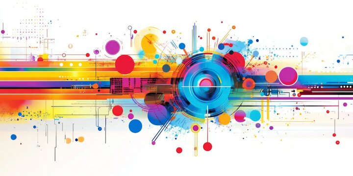 A colorful overview tracking the integration of digital solutions.