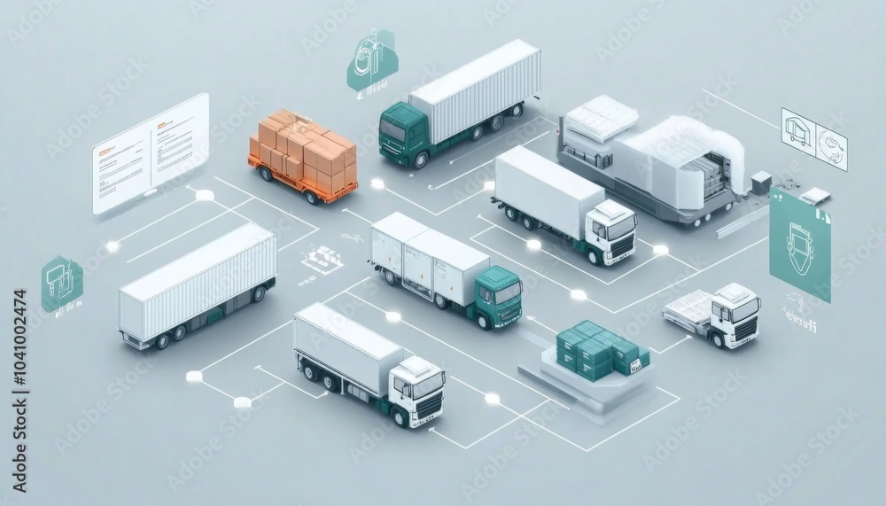 Poster real-time tracking transforms inventory optimization in supply chains.