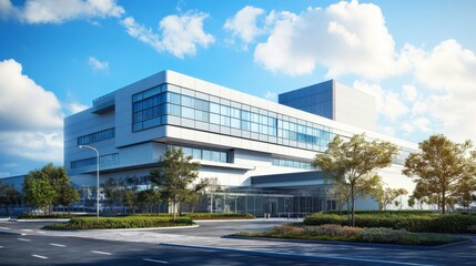 Obraz premium The importance of modern infrastructure in medical care.