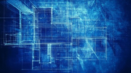 Obraz premium Floor plan background for architectural presentations and projects. 