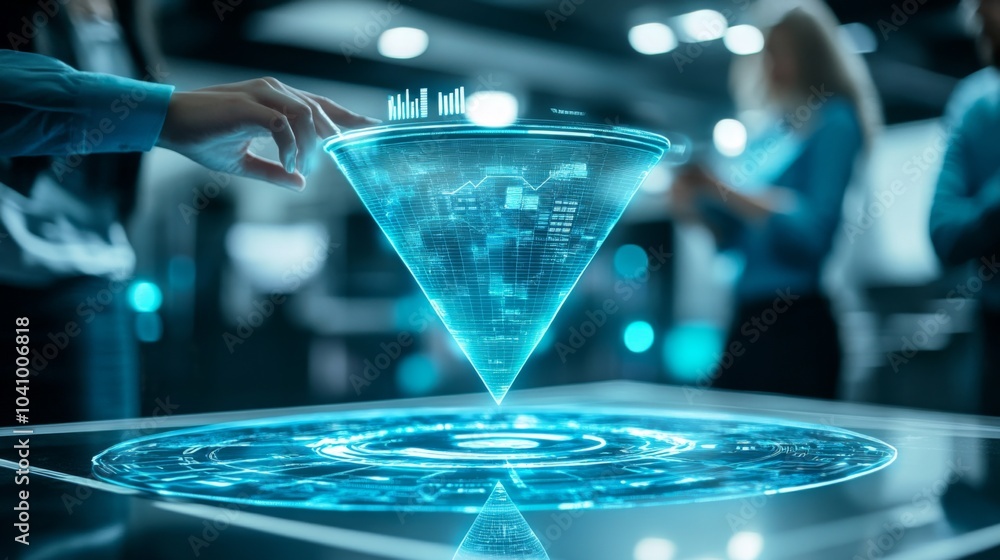 Poster copy space is utilized effectively in the presentation of metrics.