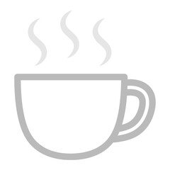 コーヒーカップと湯気