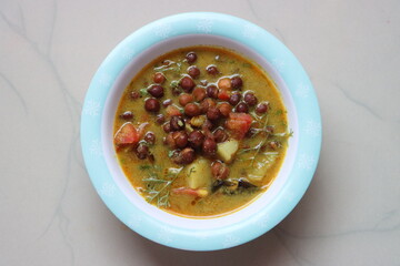 Kala chana masala, Indian-style black chickpea curry