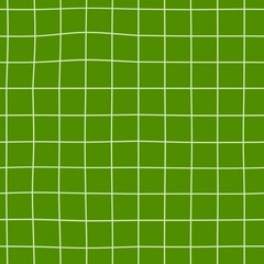 Background Texture Grid Gingham Pattern. Striped Squared Thick Line Green White Illustration. Natural Minimalist Line Square.