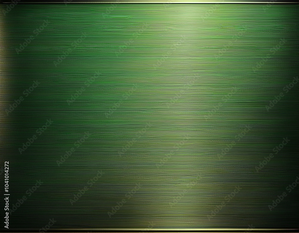 Poster dynamic green background with parallel vertical lines and a spotlight effect