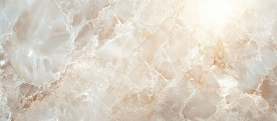 Fototapeta premium Beige marble texture with soft white veins and natural abstract patterns