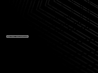 Abstract futuristic dark black background with modern design. Realistic 3d wallpaper with luxurious flowing lines. Elegant background for posters, websites, brochures, cards, banners, apps, etc.