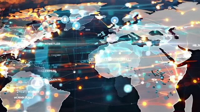 A dynamic representation of global connections and data flow