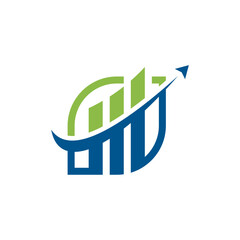 Financial Accounting Growth Logo Design Inspiration