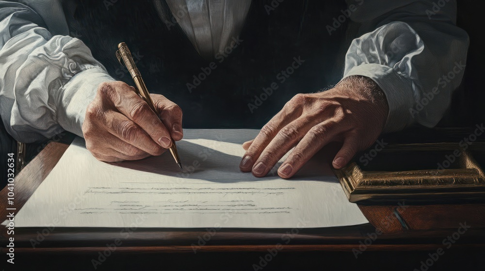 Poster contract signing