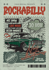 Vintage Car Show Flyer