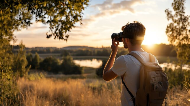 VR landscape photography training in various natural environments - Powered by Adobe