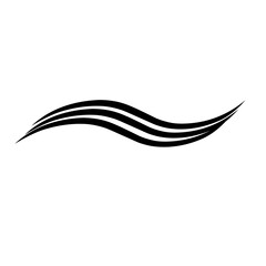 Graceful Curve Wavy Line 