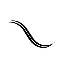 Graceful Curve Wavy Line 