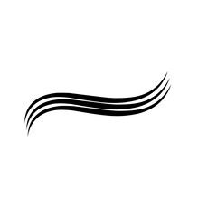 Graceful Curve Wavy Line 