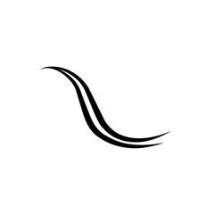 Graceful Curve Wavy Line 