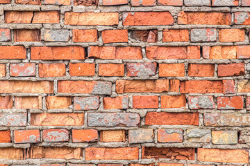 brick wall, brick, wall, red, pattern, bricks, brickwork, textured, dirty, backgrounds, rough,...