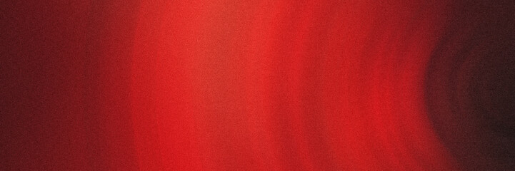 Fototapeta premium Abstract background, red glowing grainy gradient banner, noise texture backdrop webpage header poster cover design