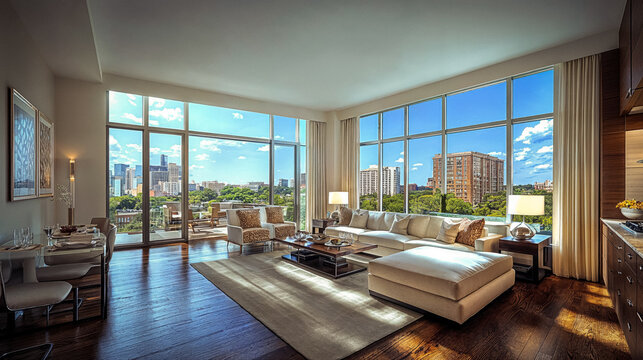 Luxury Apartment Condo Interior Atlanta