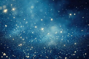 Fototapeta premium White Dots on Blue Background