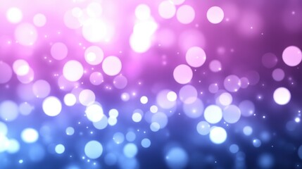 Obraz premium Abstract Purple and Blue Bokeh Background with Soft Light Flares