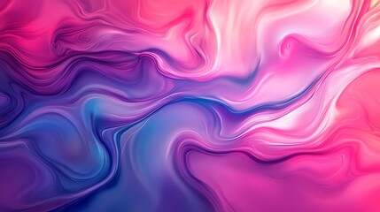 Vibrant abstract swirl pattern in pink and blue.