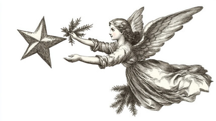 Obraz premium Christmas, stained glass, Christ, Santa, baby, Jesus Christ, birthday, 12/25, angel, white Christmas.