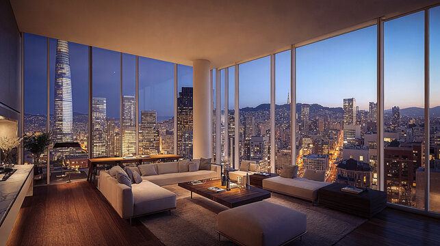 Luxury Apartment Condo Interior San Francisco