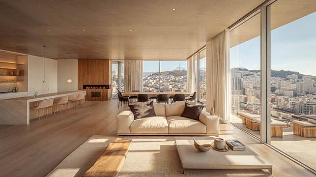 Luxury Apartment Condo Interior San Francisco