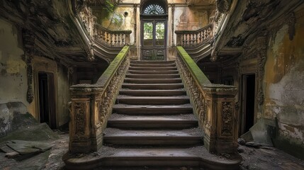 Abandoned buildings explored by urban adventurers, offering a glimpse into forgotten spaces.