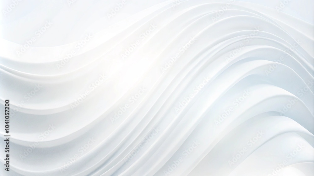 Poster white wave plaster texture light modern abstract background. white gray satin texture that is white 
