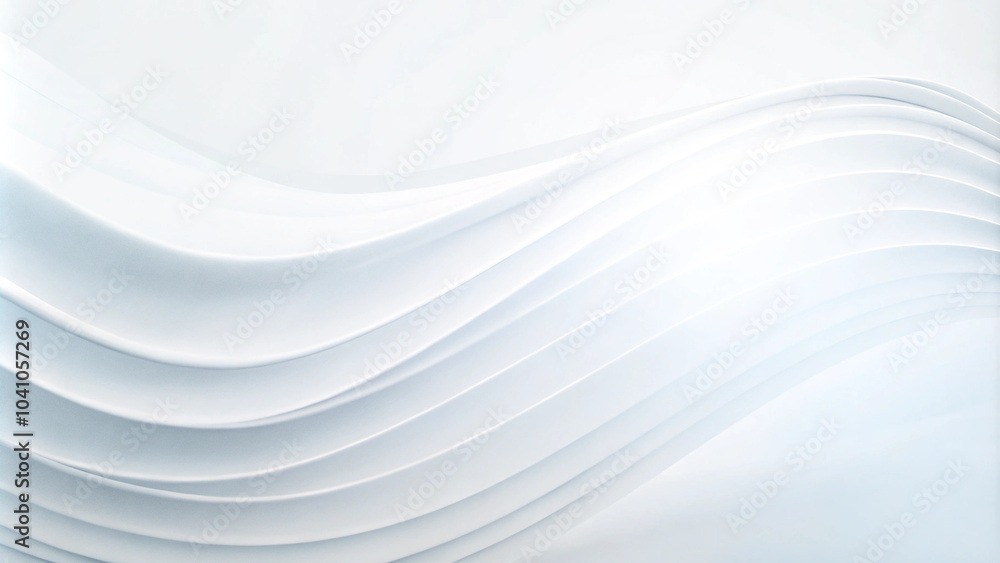 Poster white wave plaster texture light modern abstract background. white gray satin texture that is white 