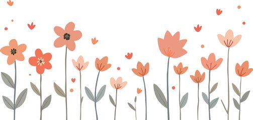 Minimalist Floral Field