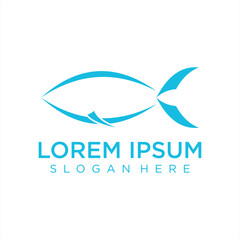 Fish logo gradient colorful design illustrations