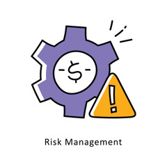 Risk Managment isometric stock illustration. EPS File stock illustration