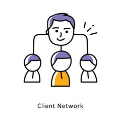 Client network isometric stock illustration. EPS File stock illustration