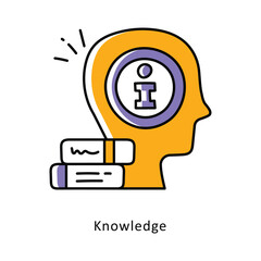Knowledge isometric stock illustration. EPS File stock illustration