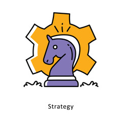 Strategy isometric stock illustration. EPS File stock illustration