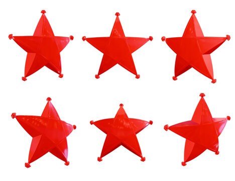 A Philippine traditional Christmas lantern called the Parol colored in red