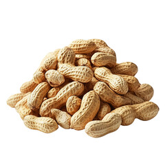 Raw Unshelled Peanuts Pile