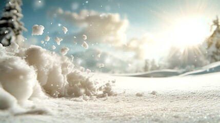 48 Blizzard conditions with snow swirling in the wind, winter weather, intense cold