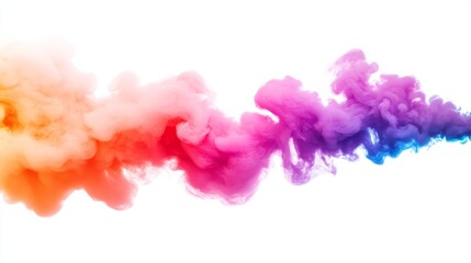 Fototapeta premium violent combustion, rolling smoke tendrils, vibrant flame colors, expanding fire cloud, stark white backdrop, ultra-high-speed capture, scientific visualization, pyrotechnic display