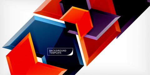 Arrow technology and business concept background. Vector Illustration For Wallpaper, Banner, Background, Card, Book Illustration, landing page