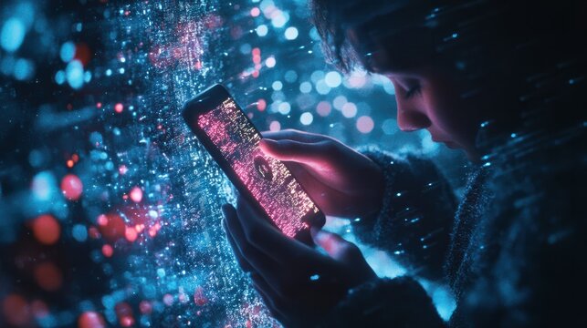 User using mobile phone with digital padlock on internet technology network security with cloud security and data encryption, cybersecurity, Cyber security network. Data protection concept.