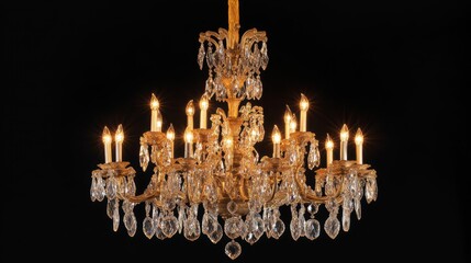 Ornate 18th Century French Chandelier Design