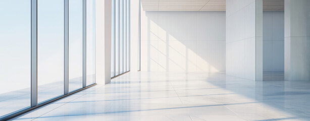 Obraz premium Bright, Airy Modern Space With Big Windows