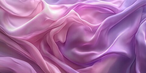 Obraz premium Pink and Purple Fabric Close-Up