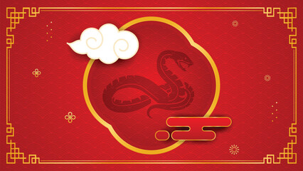 Naklejka premium chinese new year background vector free
