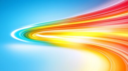 Abstract Colorful Swirling Lines Background Design