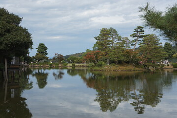 Obraz premium 兼六園 蓬莱島